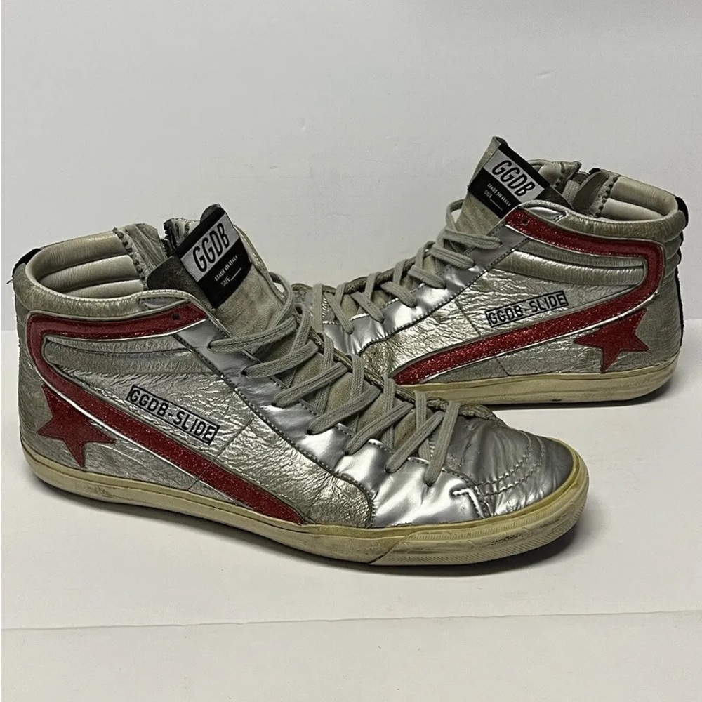Golden Goose Archive Collection 43 Silver Red